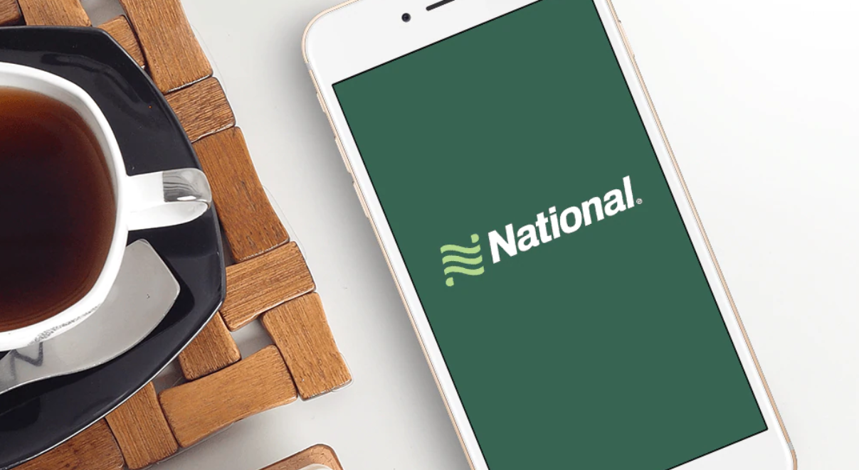 National Car Rental mobile app