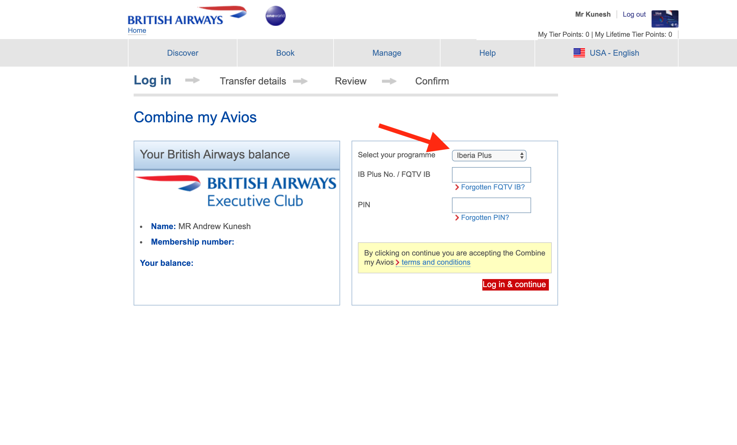 Sign In To Your Iberia Plus Account