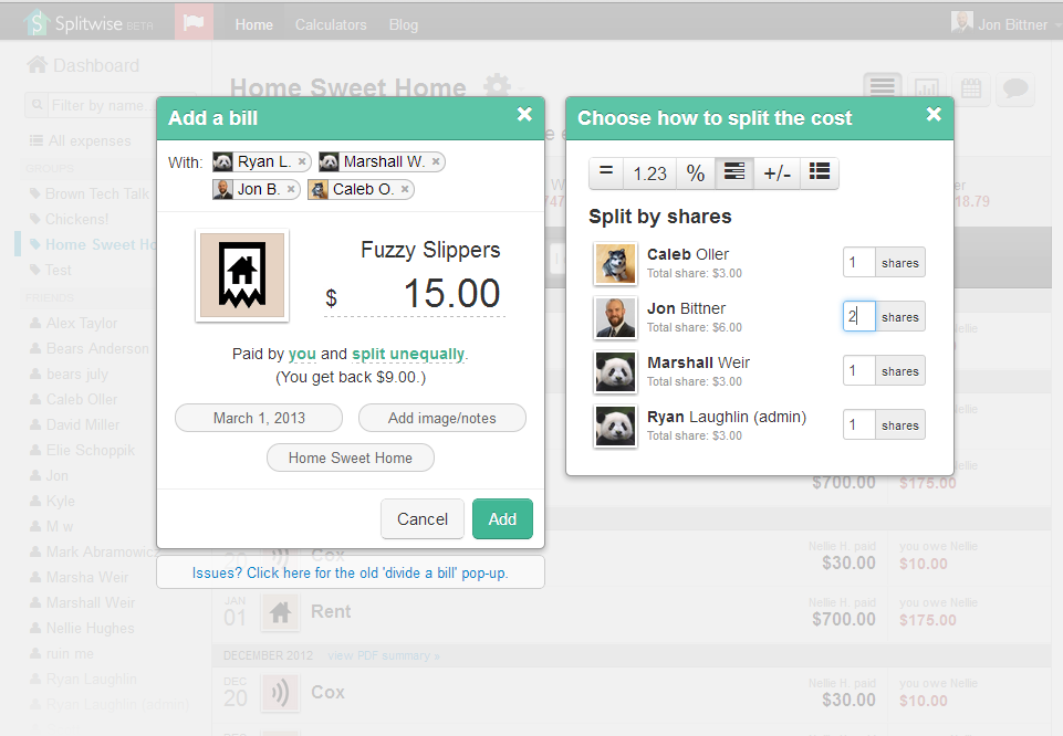 Splitwise