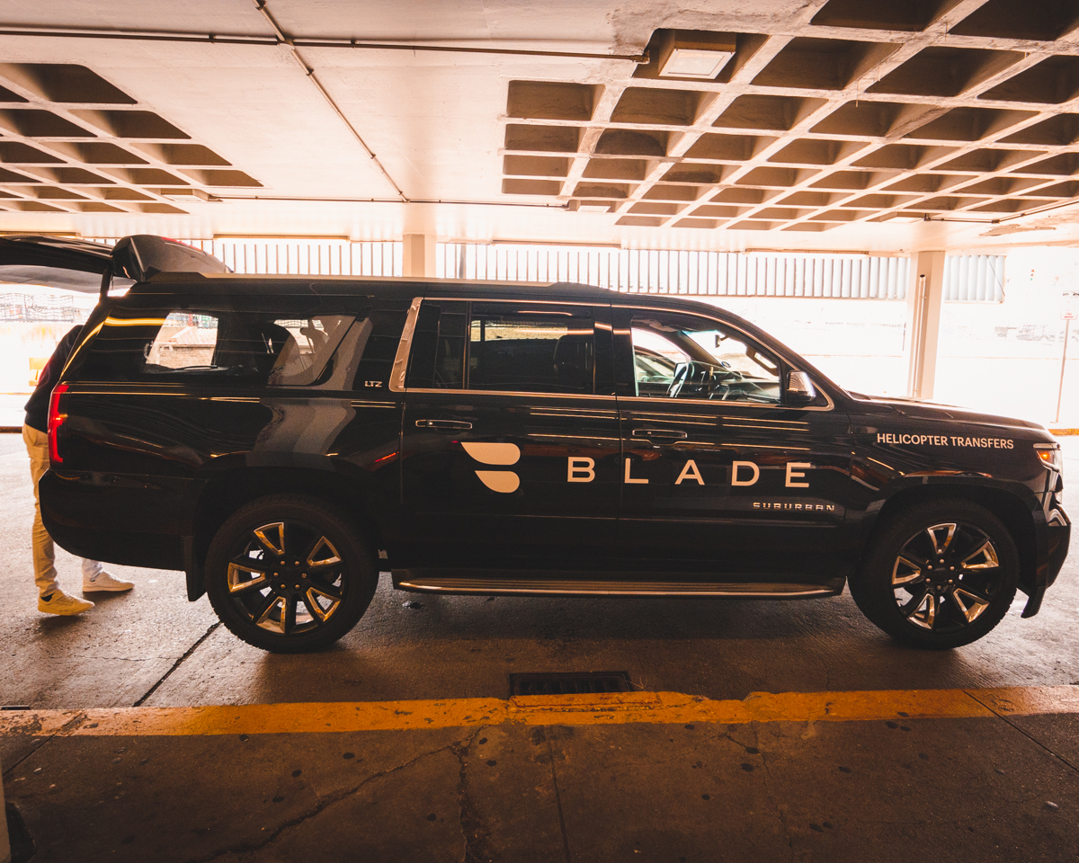 BLADE Helicopter Meet-and-Greet Airport Pickup at JFK