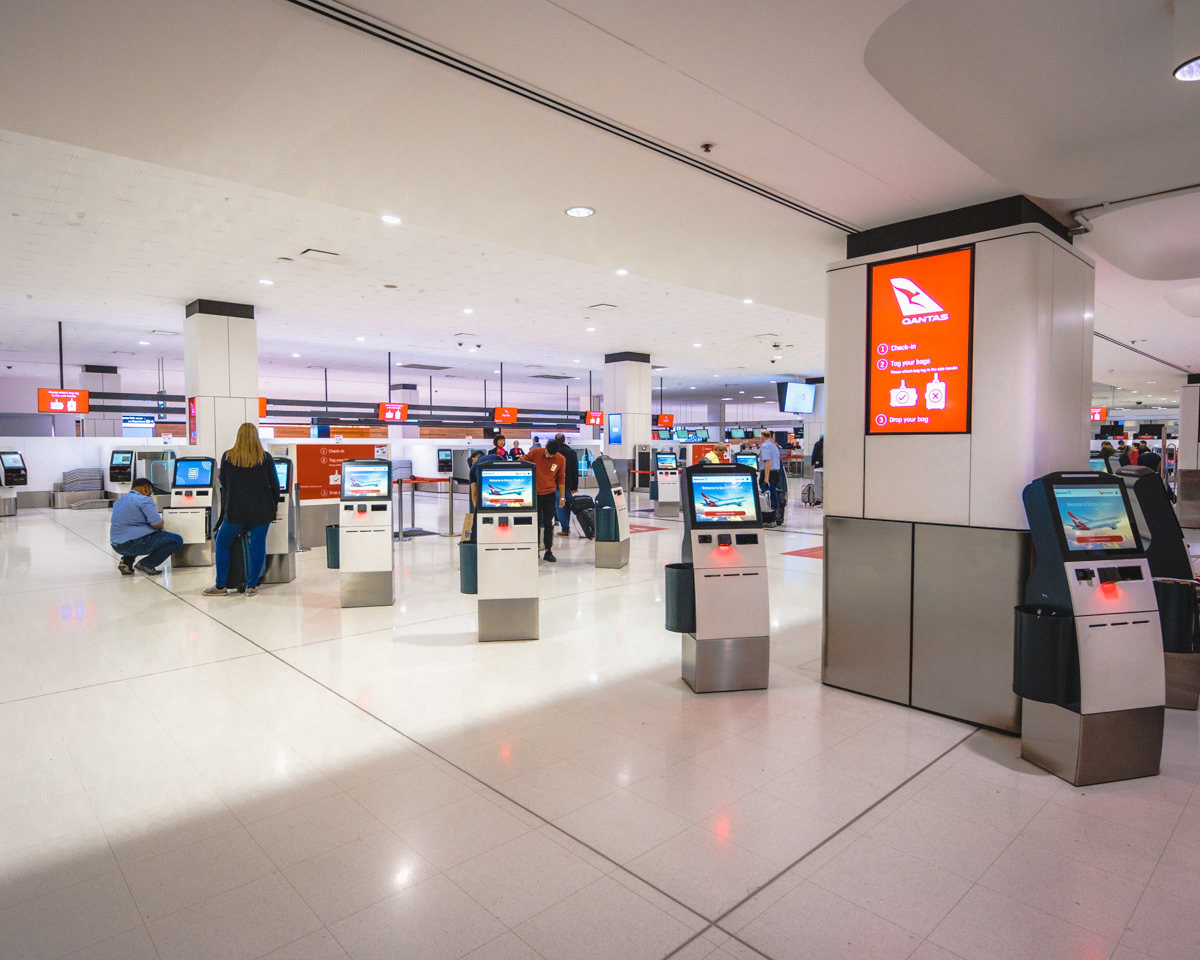 Qantas Check-In at Sydney Airport