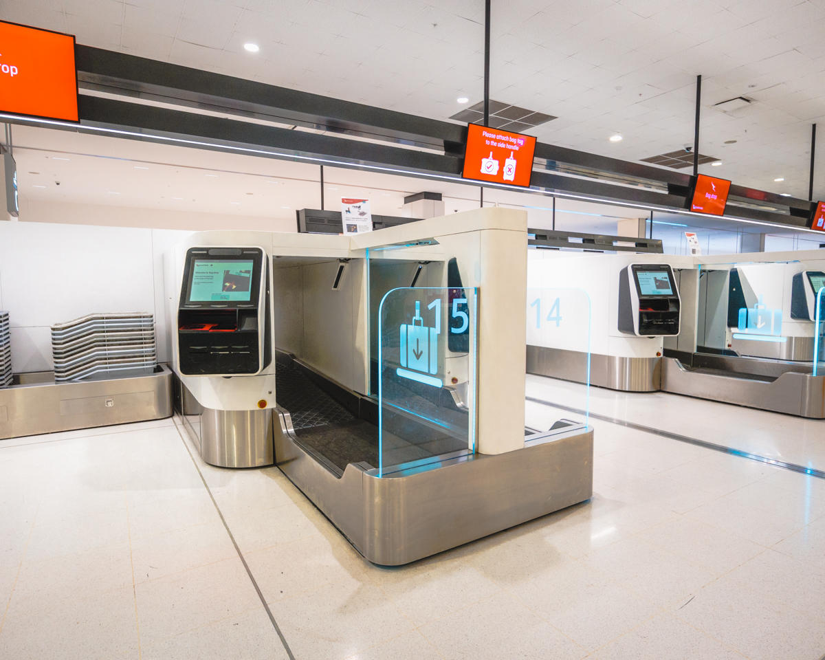 Qantas Bag Drop at Sydney Airport