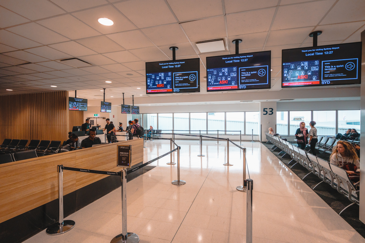 Sydney Airport Gate 53