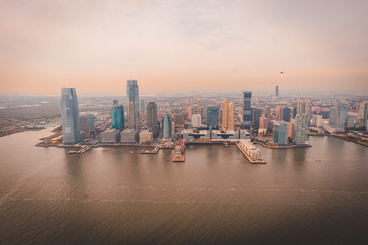 BLADE Helicopter views of Jersey City