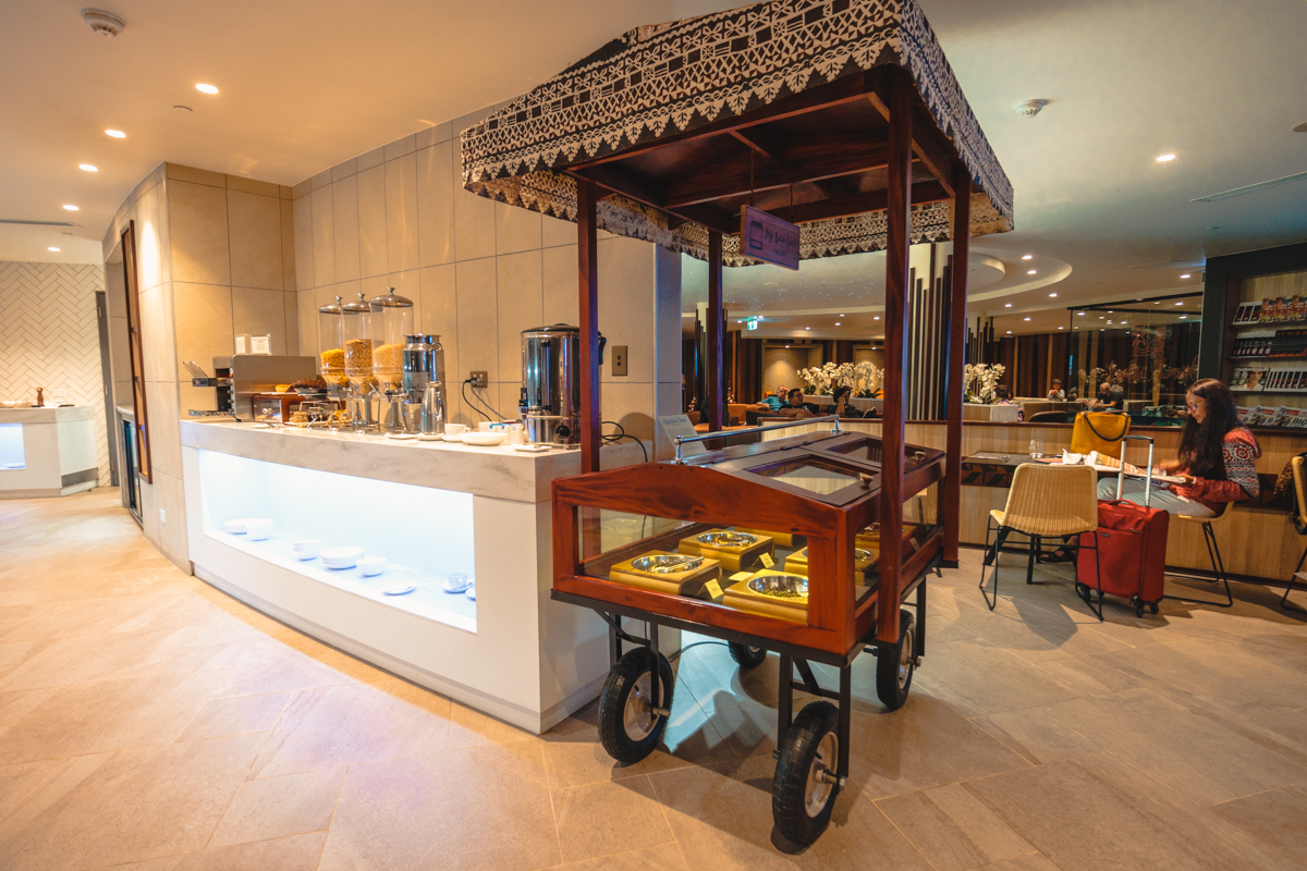 Fiji Airways Premier Lounge Buffet
