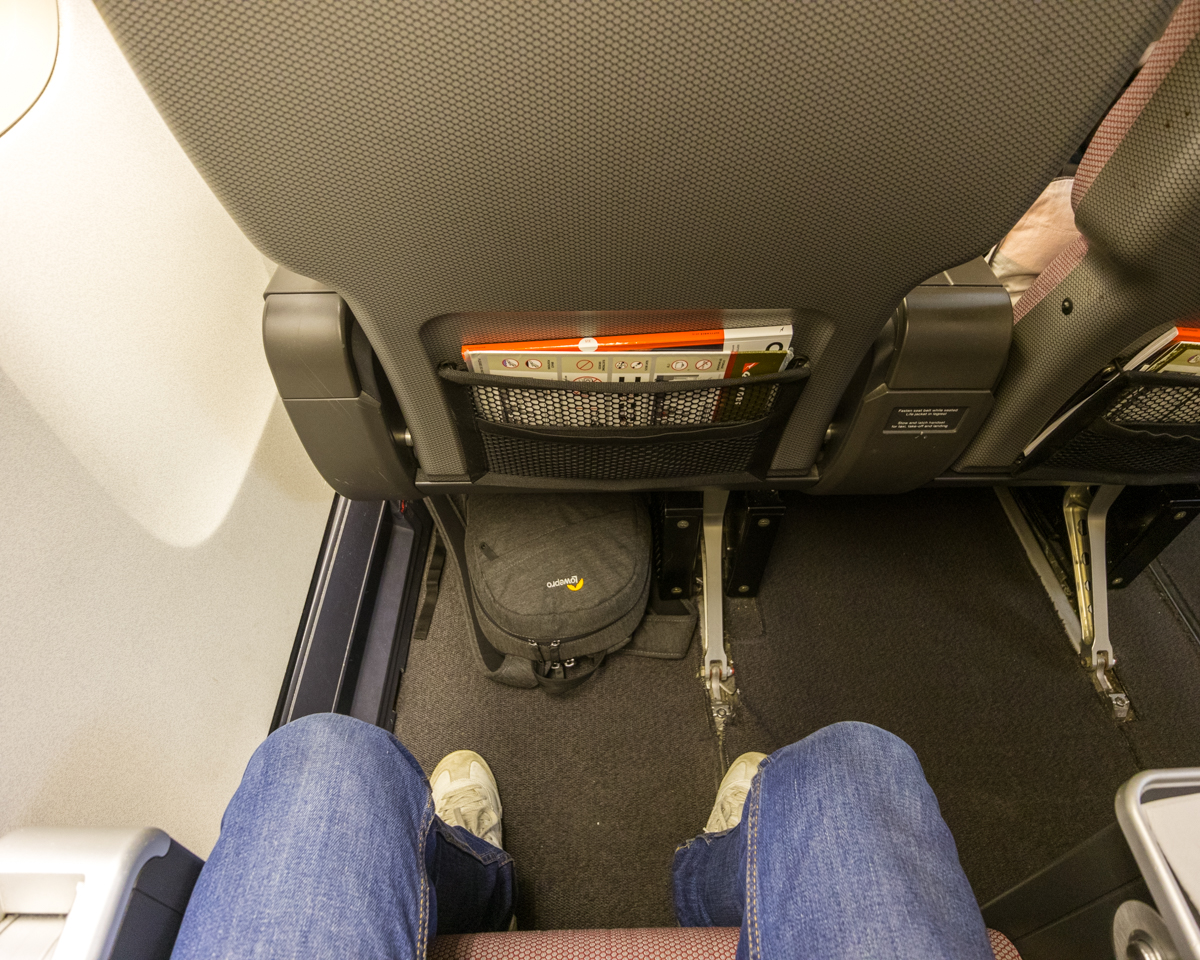 Qantas Boeing 747 Premium Economy Under Seat Storage