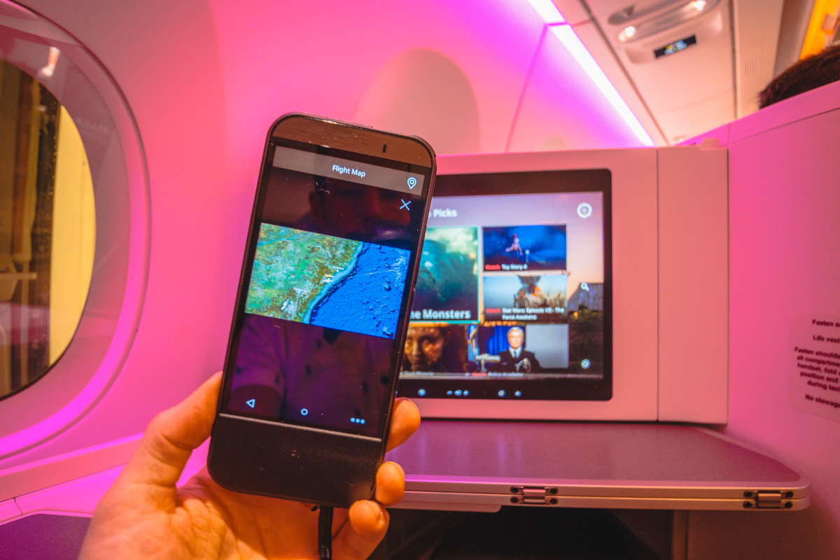 Fiji Airways Airbus A350 Business Class IFE Remote