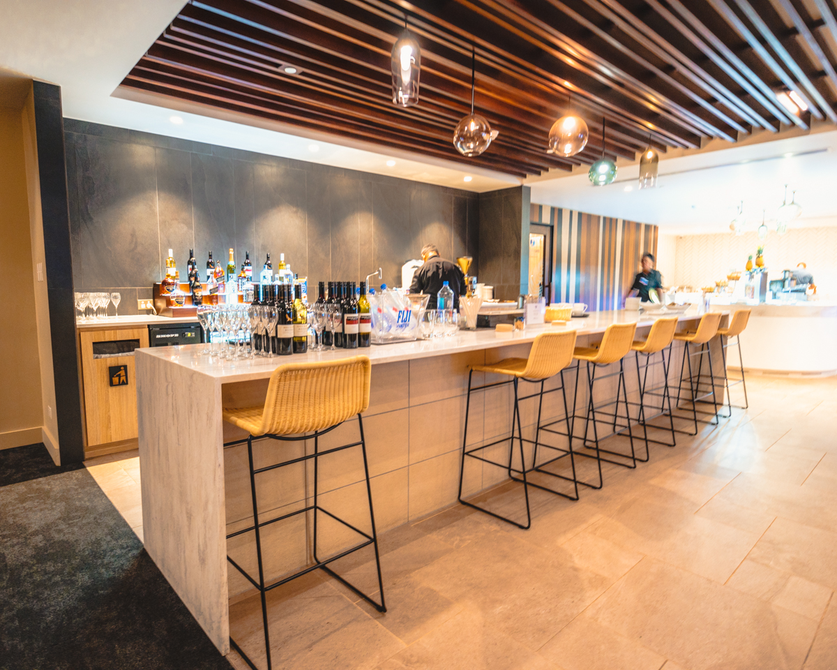 Fiji Airways Premier Lounge Tendered Bar