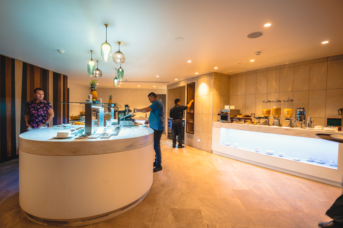 Fiji Airways Premier Lounge Buffet Asian Option