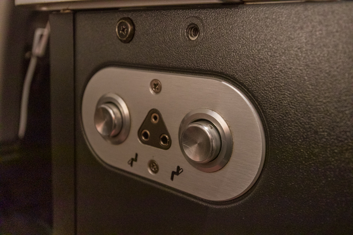 Qantas Boeing 747 Premium Economy Seat Adjustment