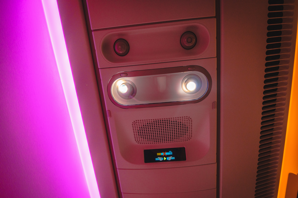 Fiji Airways Airbus A350 Individual Air Vents