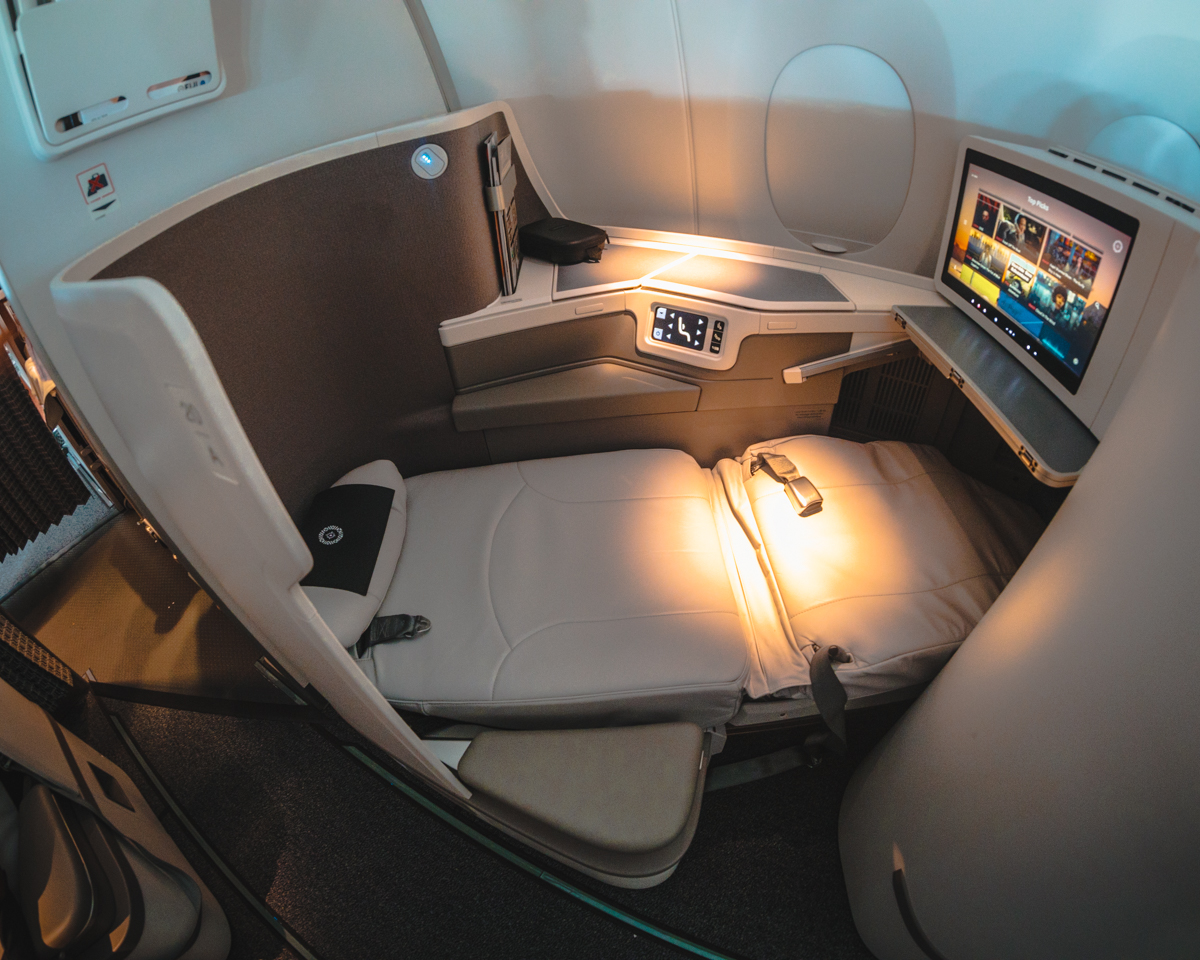 Fiji Airways Airbus A350 Business Class Flat Bed