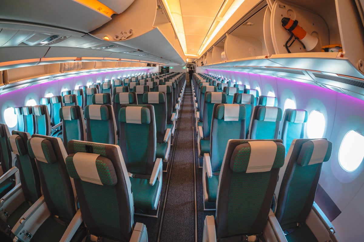 Fiji Airways Airbus A350 Economy Class Second Cabin