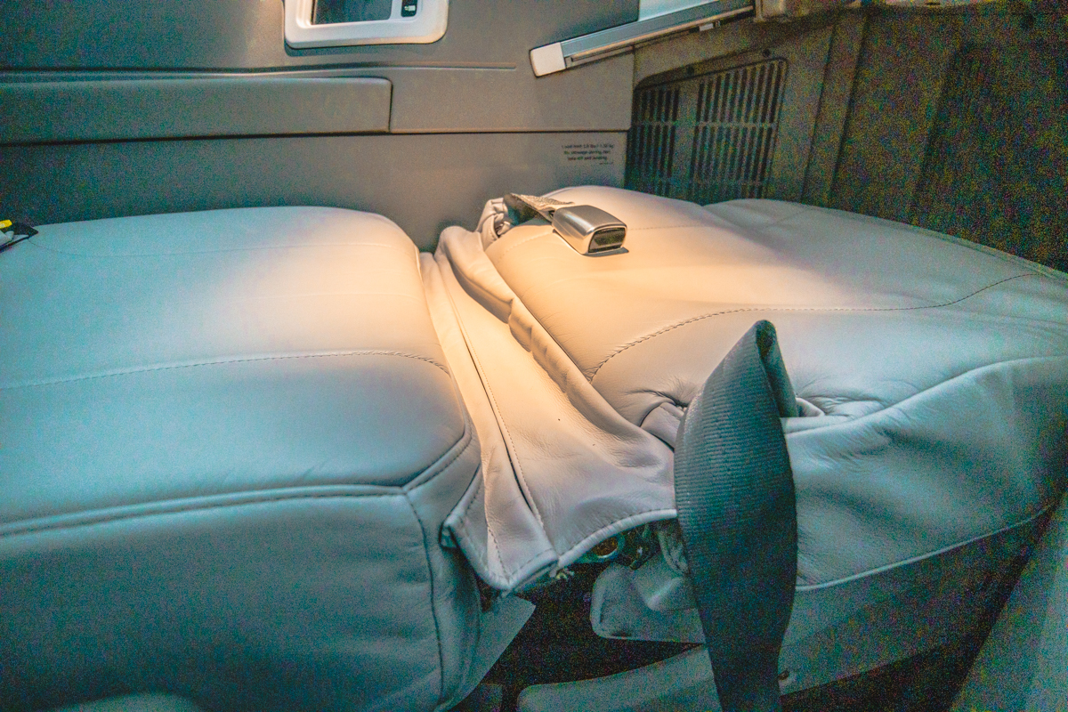Fiji Airways Airbus A350 Business Class Seat Gap