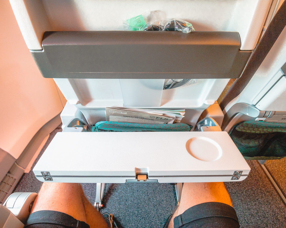 Fiji Airways Airbus A350 Economy Class Tray Table