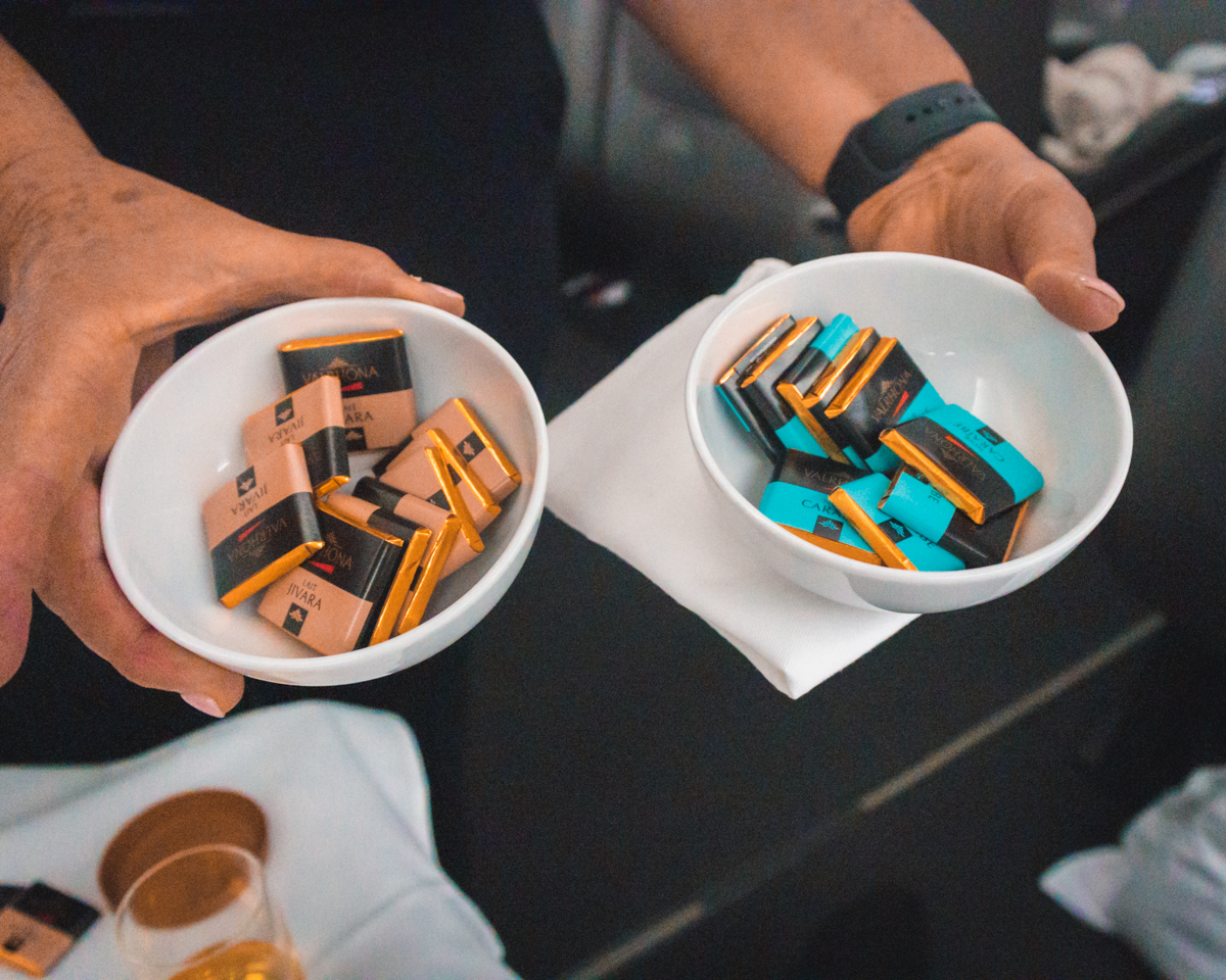 Qantas Boeing 747 Business Class Chocolates
