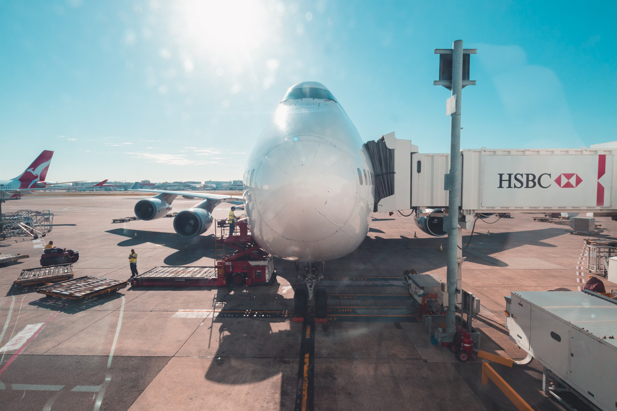 Qantas Boeing 747 Nose
