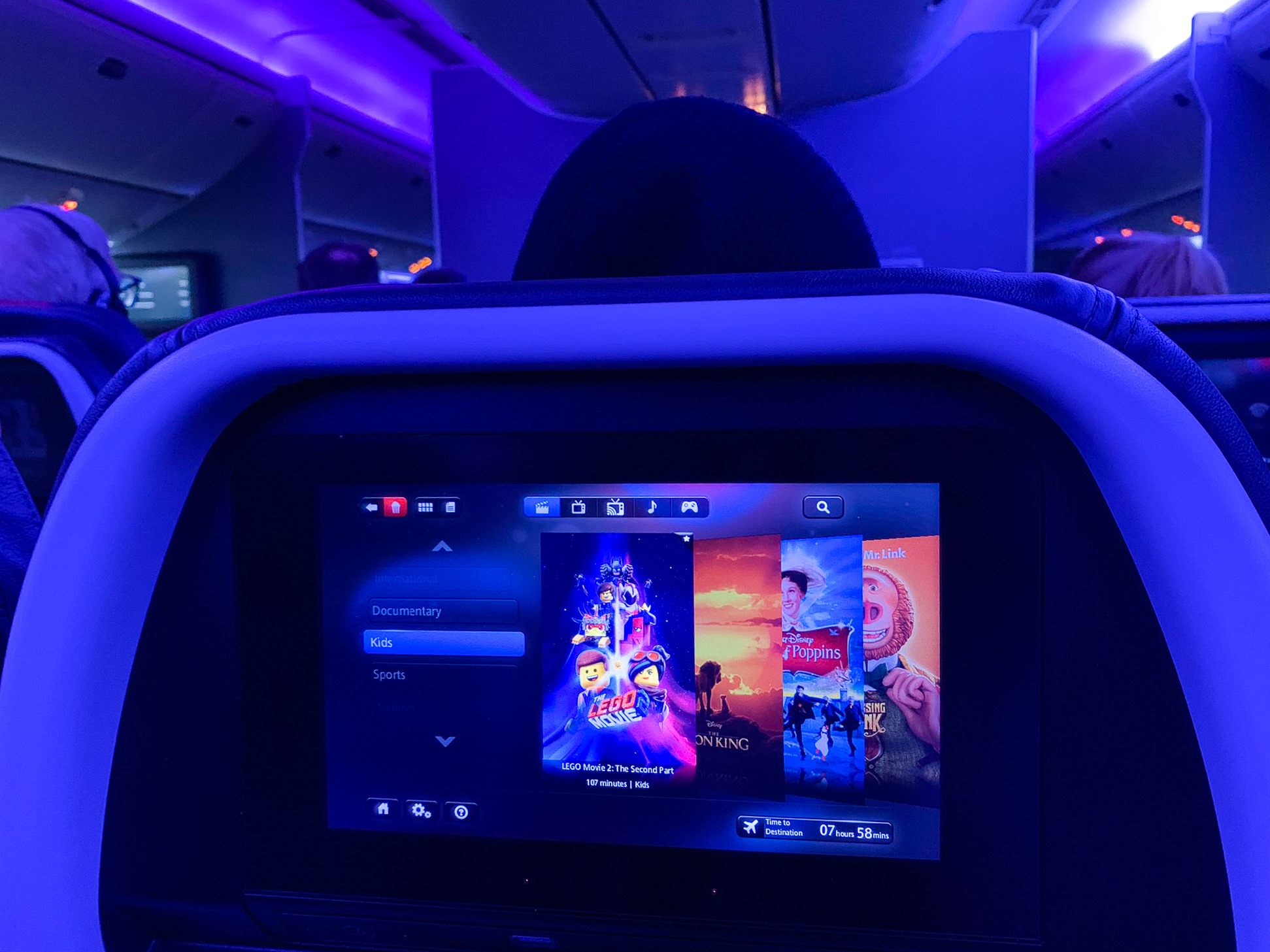 AA 777-200 IFE Lego Movie