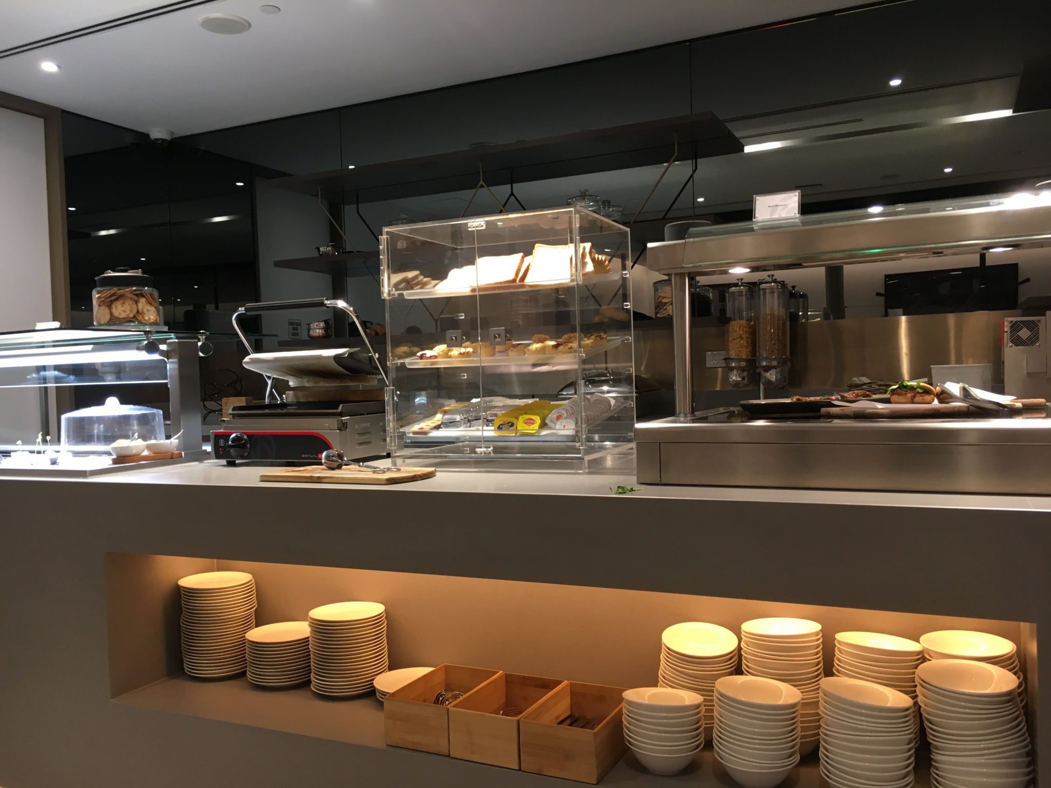 Amex Lounge Melbourne Food