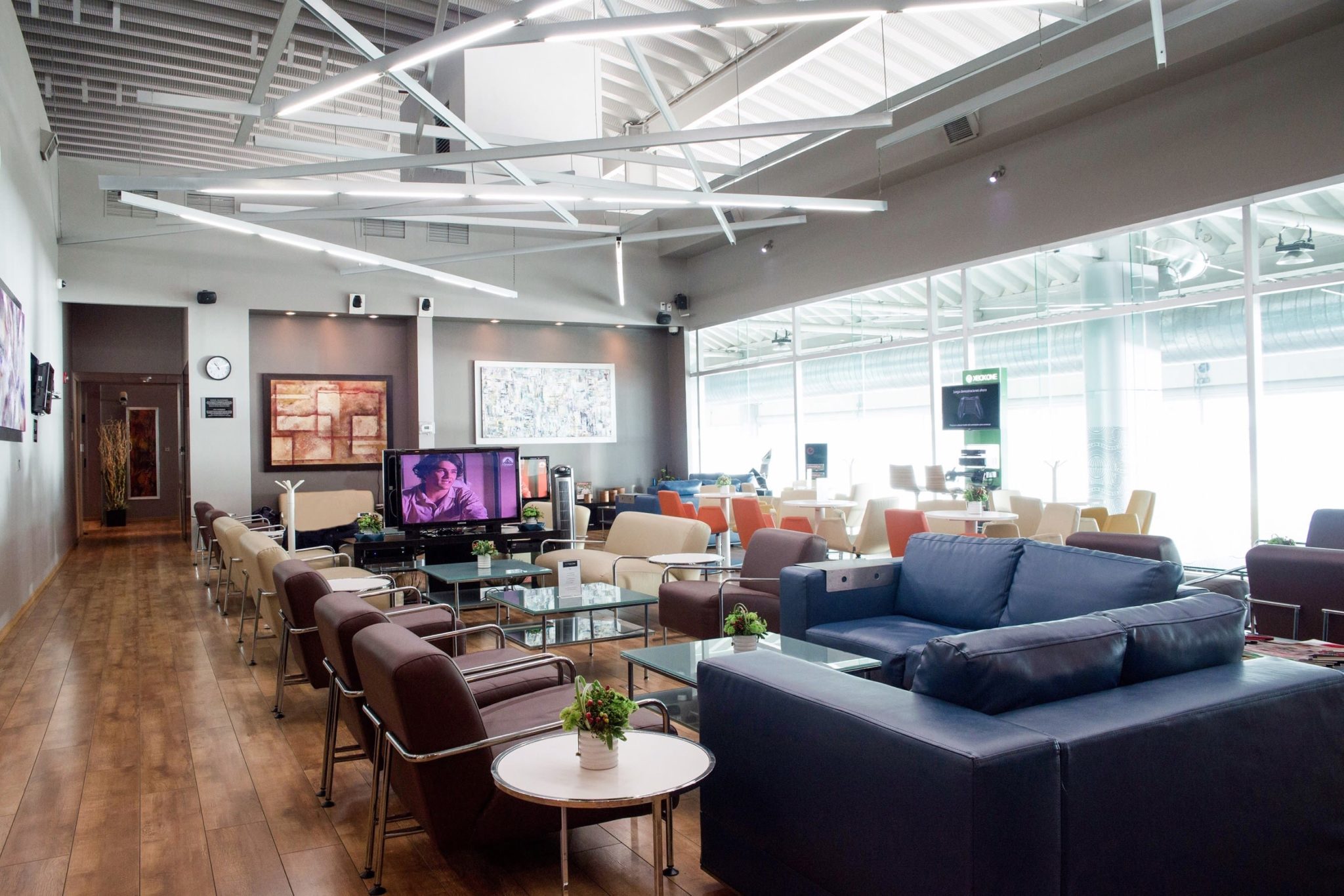 Amex Lounge TLC Couches