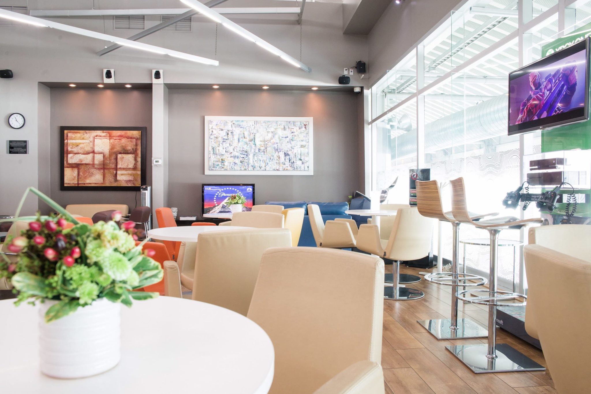 Amex Lounge TLC Tables