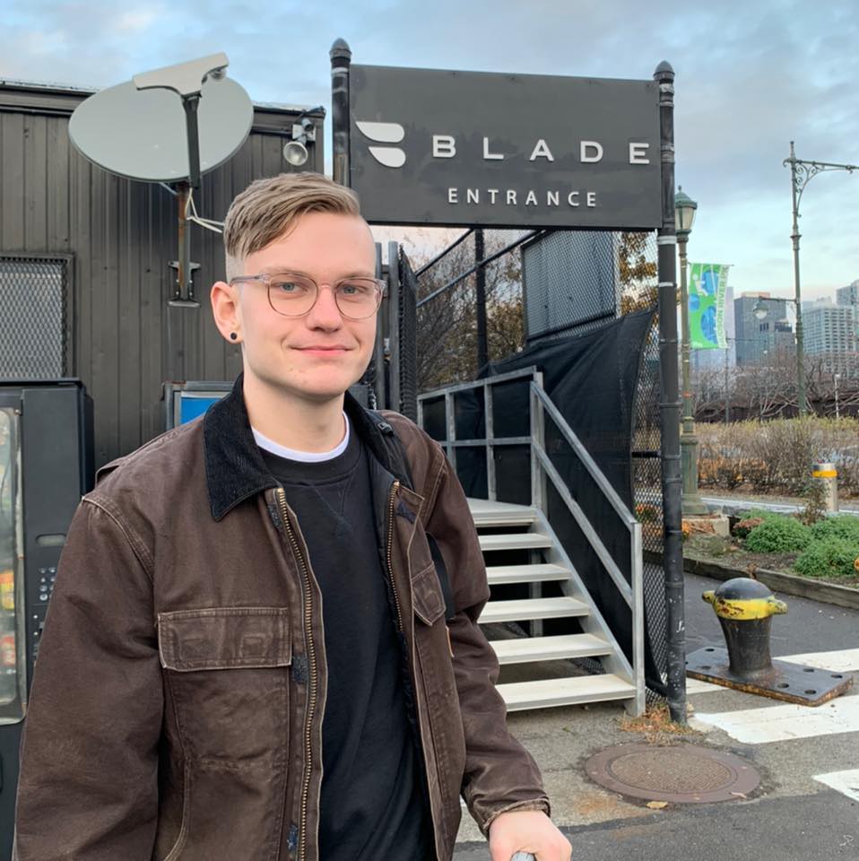 Outside of BLADE Helicopter Lounge W 30th Street