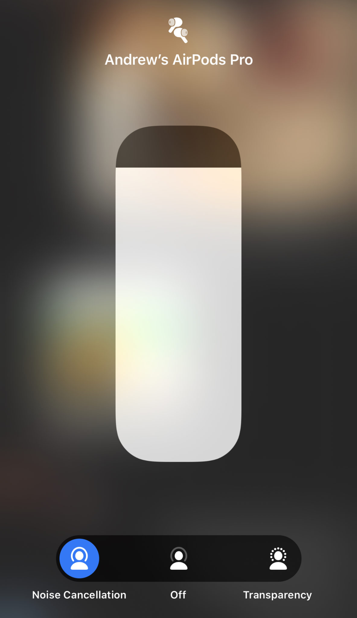 Changing Listening Modes AirPods Pro