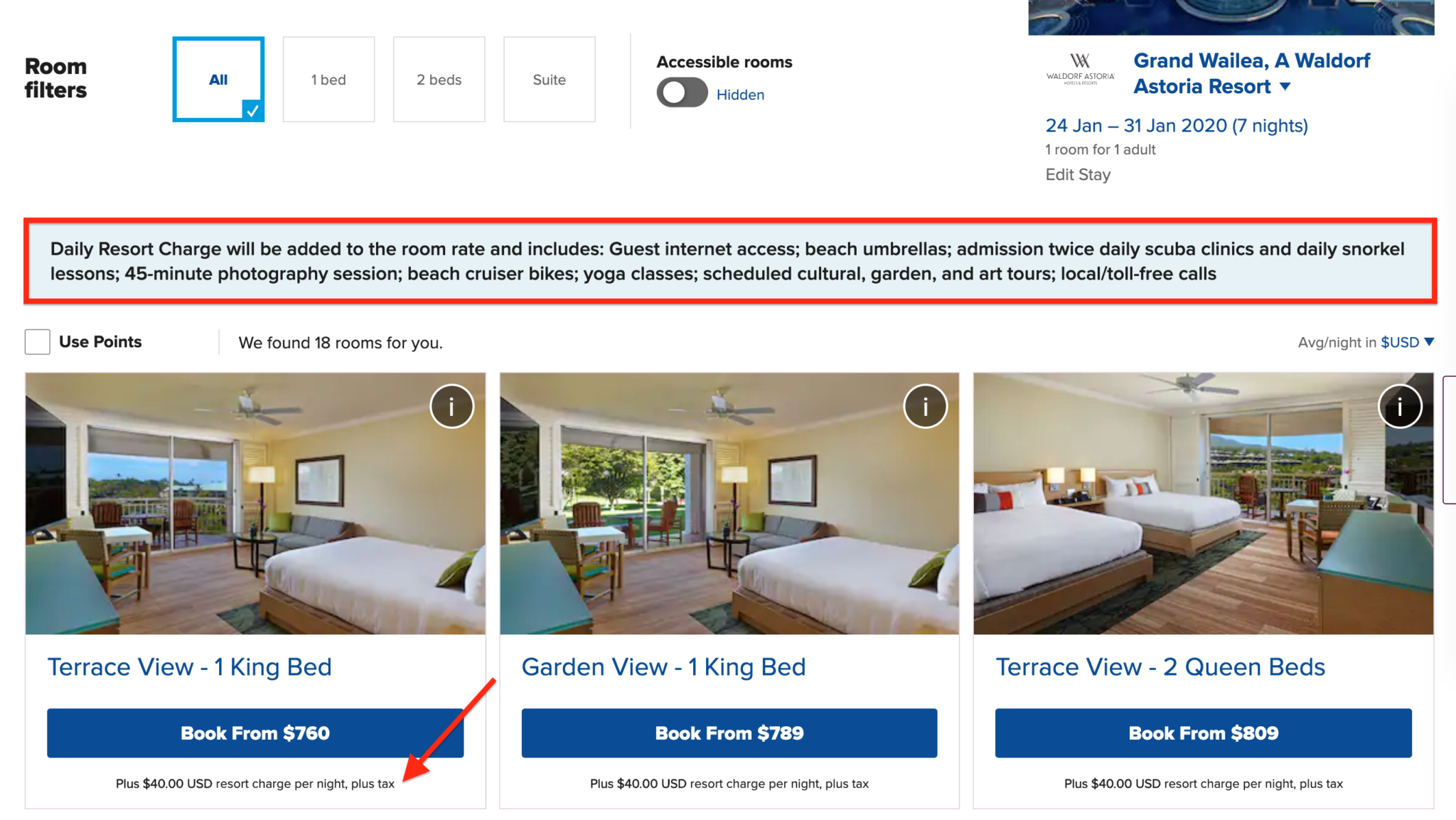 Hilton Resort Fees