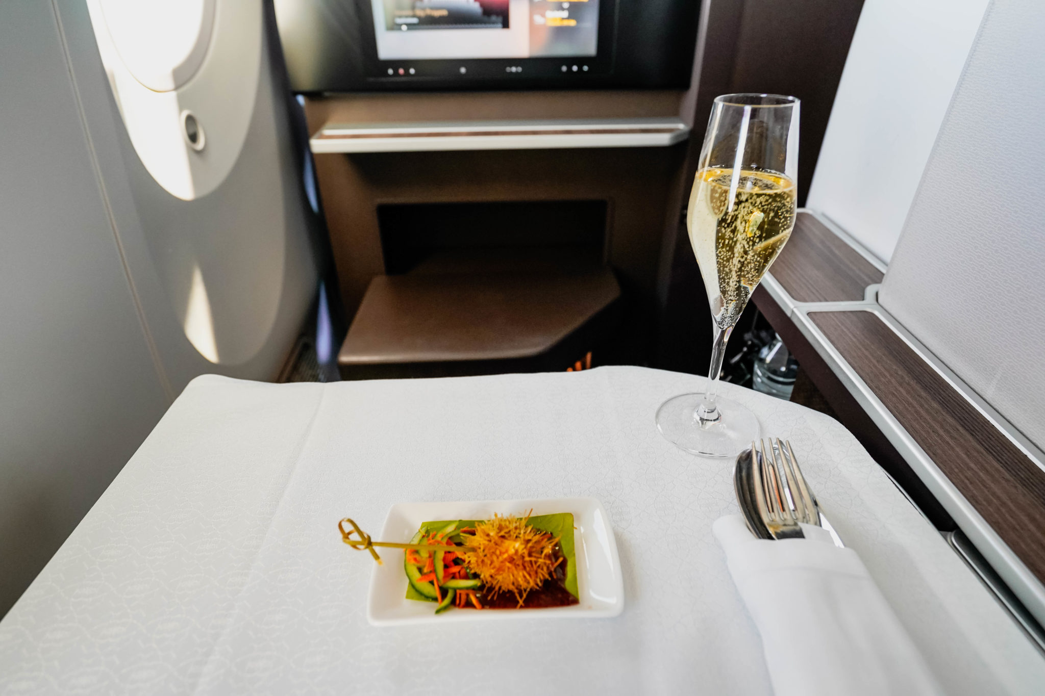 Oman Air B787-9 Business Class --- Amuse-Bouche