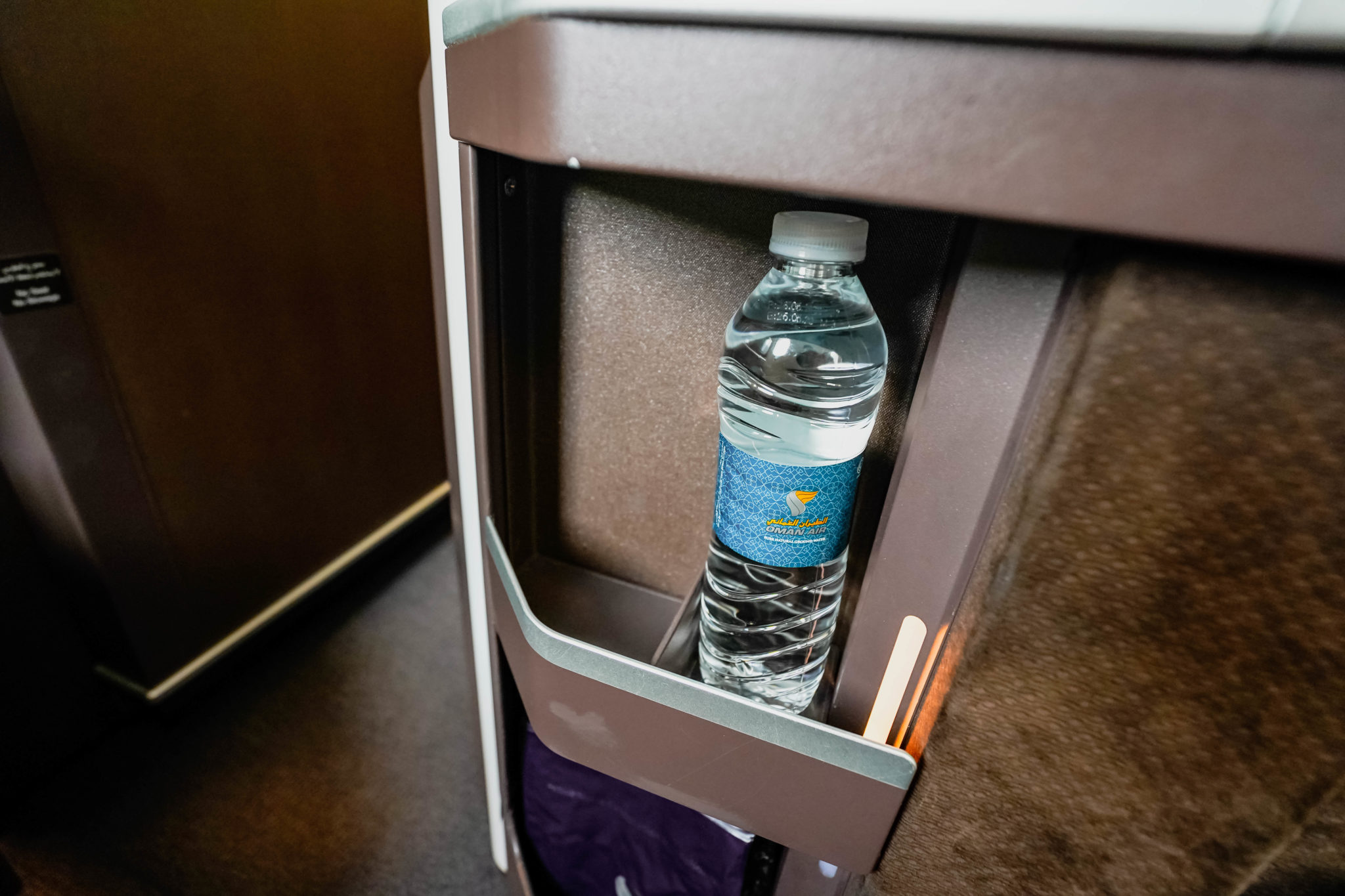 Oman Air B787-9 Business Class Cabin --- Storage