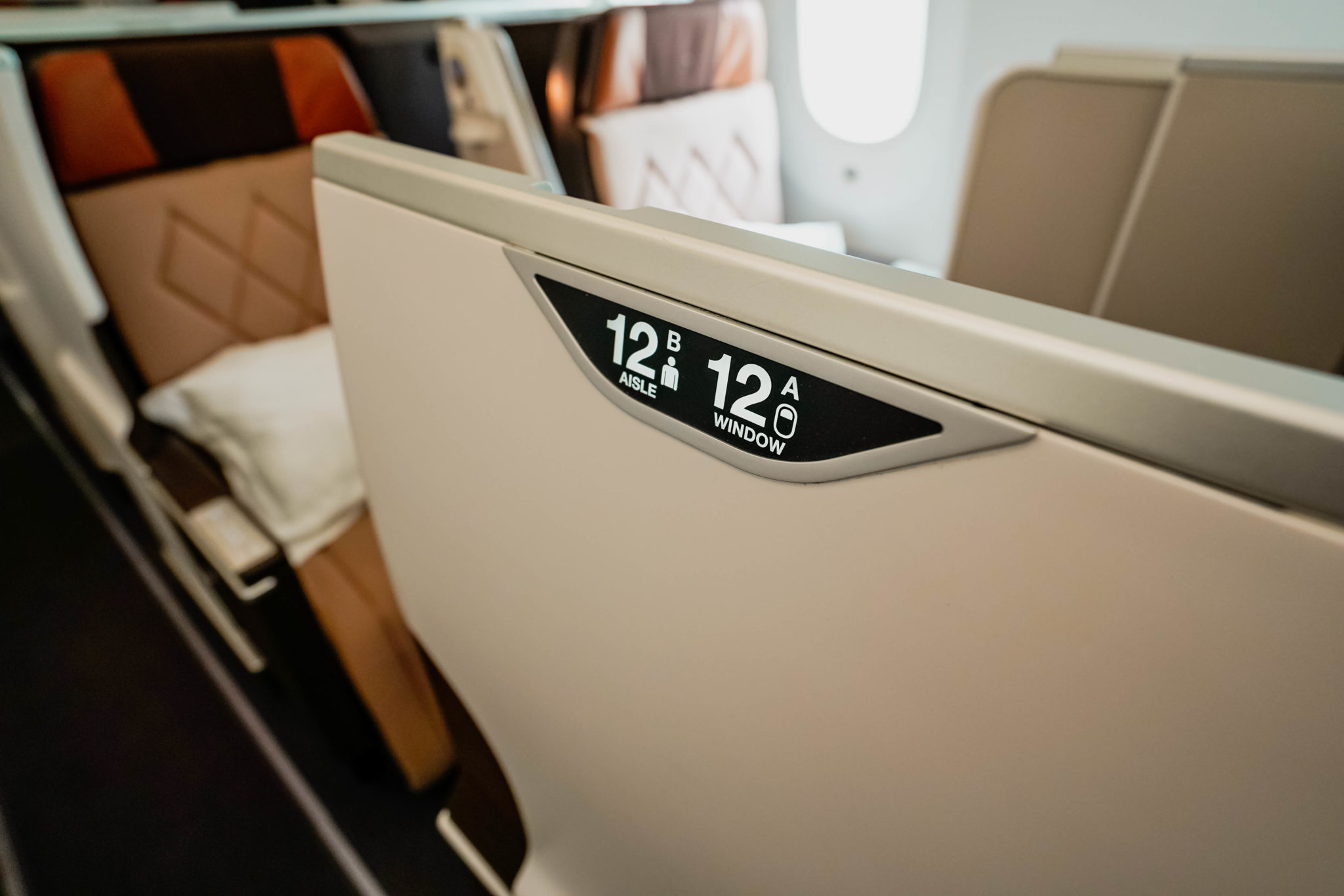 Oman Air B787-9 Business Class --- Do Not Disturb Light in Off Mode