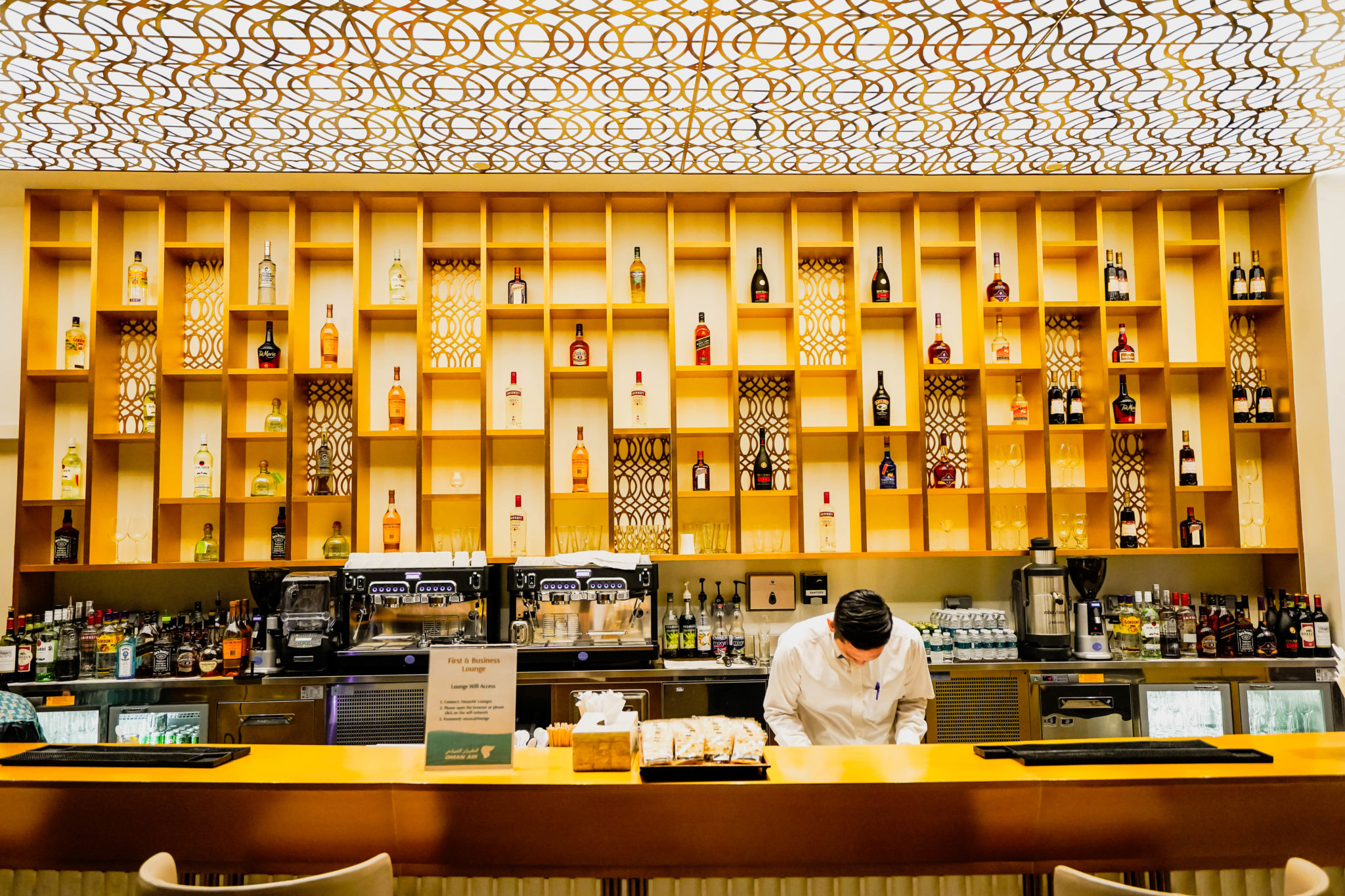 Oman Air First and Business Class lounge - Cherag Dubash