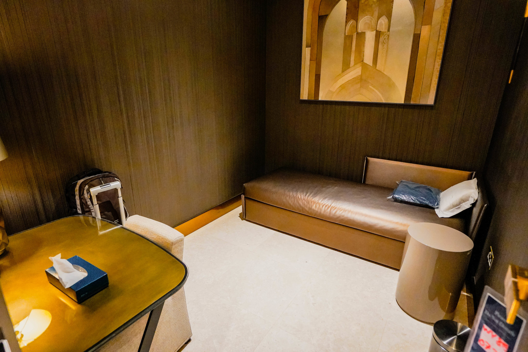 Oman Air First and Business Class lounge - Cherag Dubash