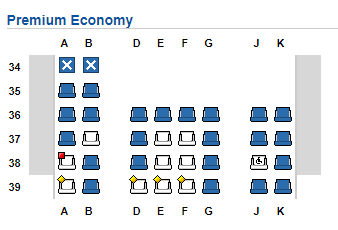 QF25 Seatmap