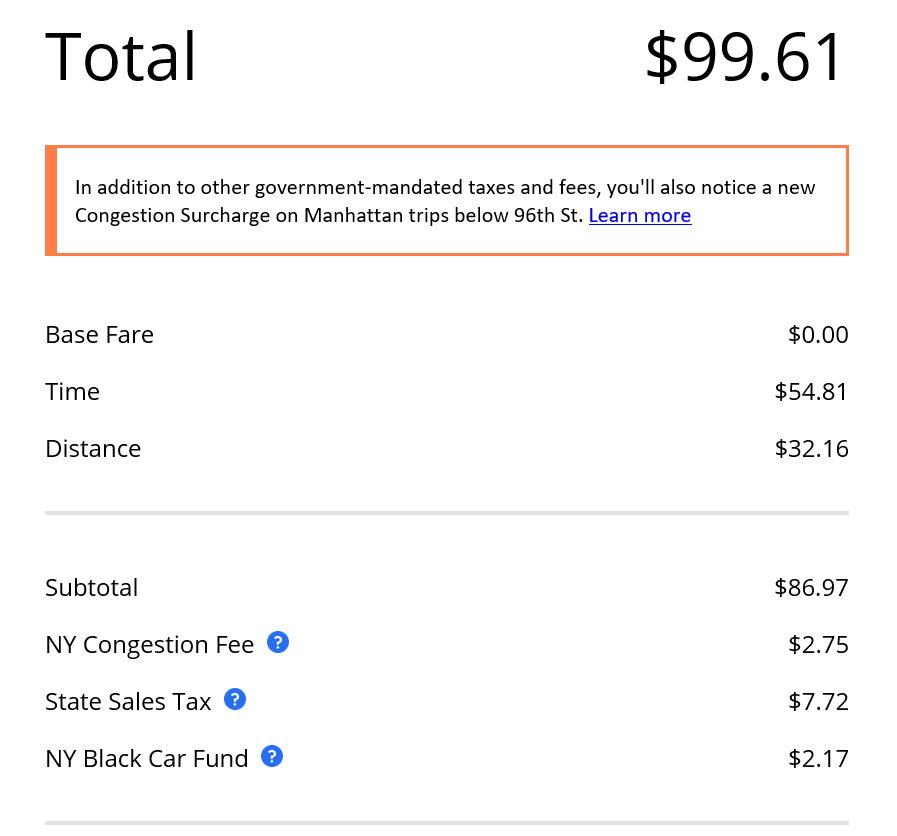 Uber Fare Comparison