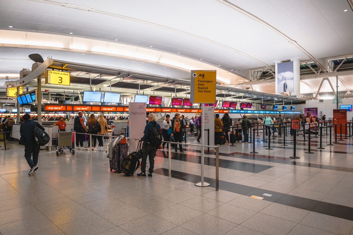 Virgin Atlantic Check-In JFK Airport Virgin Atlantic Check-In JFK Airport