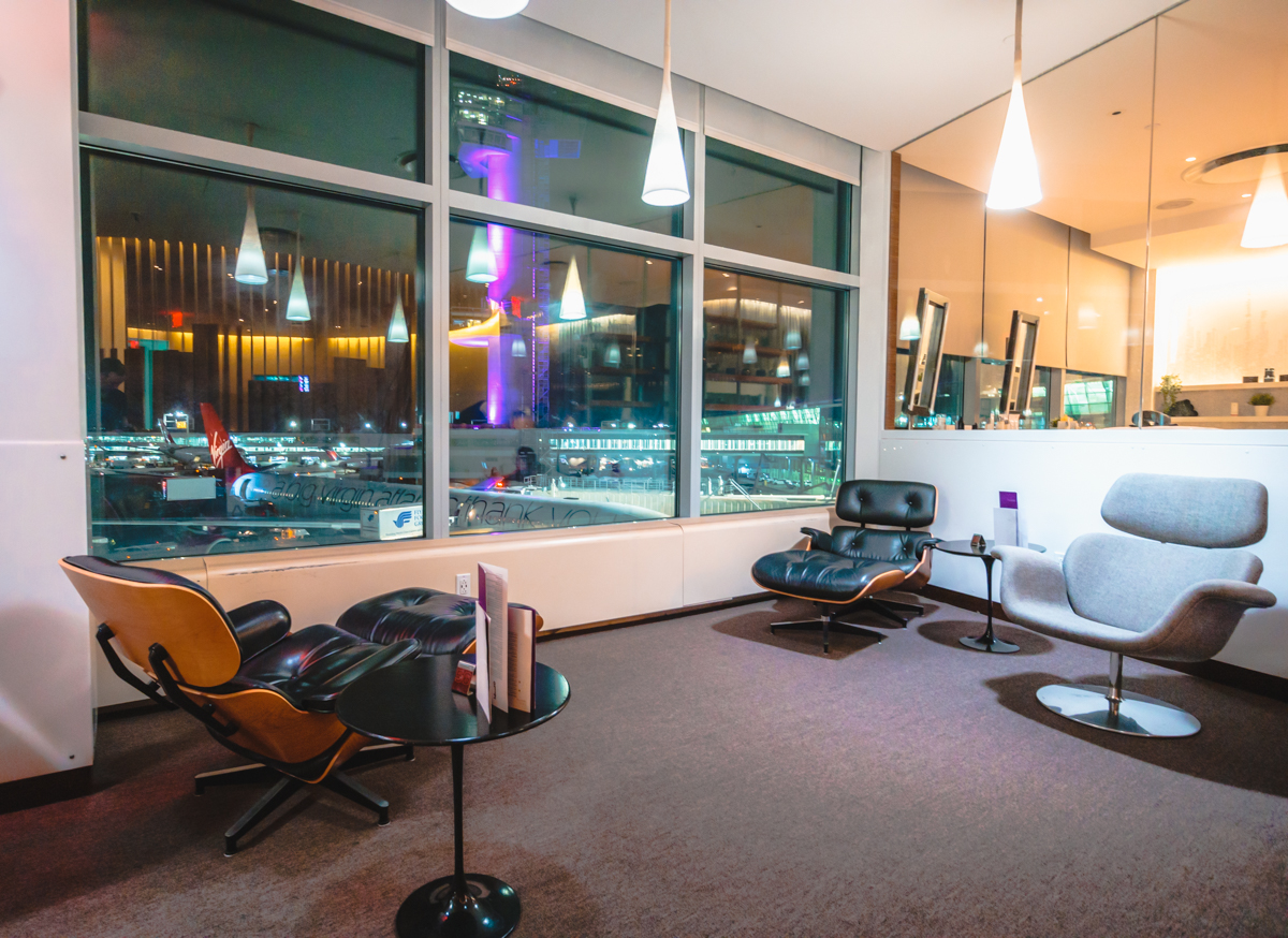 Virgin Atlantic Clubhouse JFK Window Seats Virgin Atlantic Clubhouse JFK Window Seats