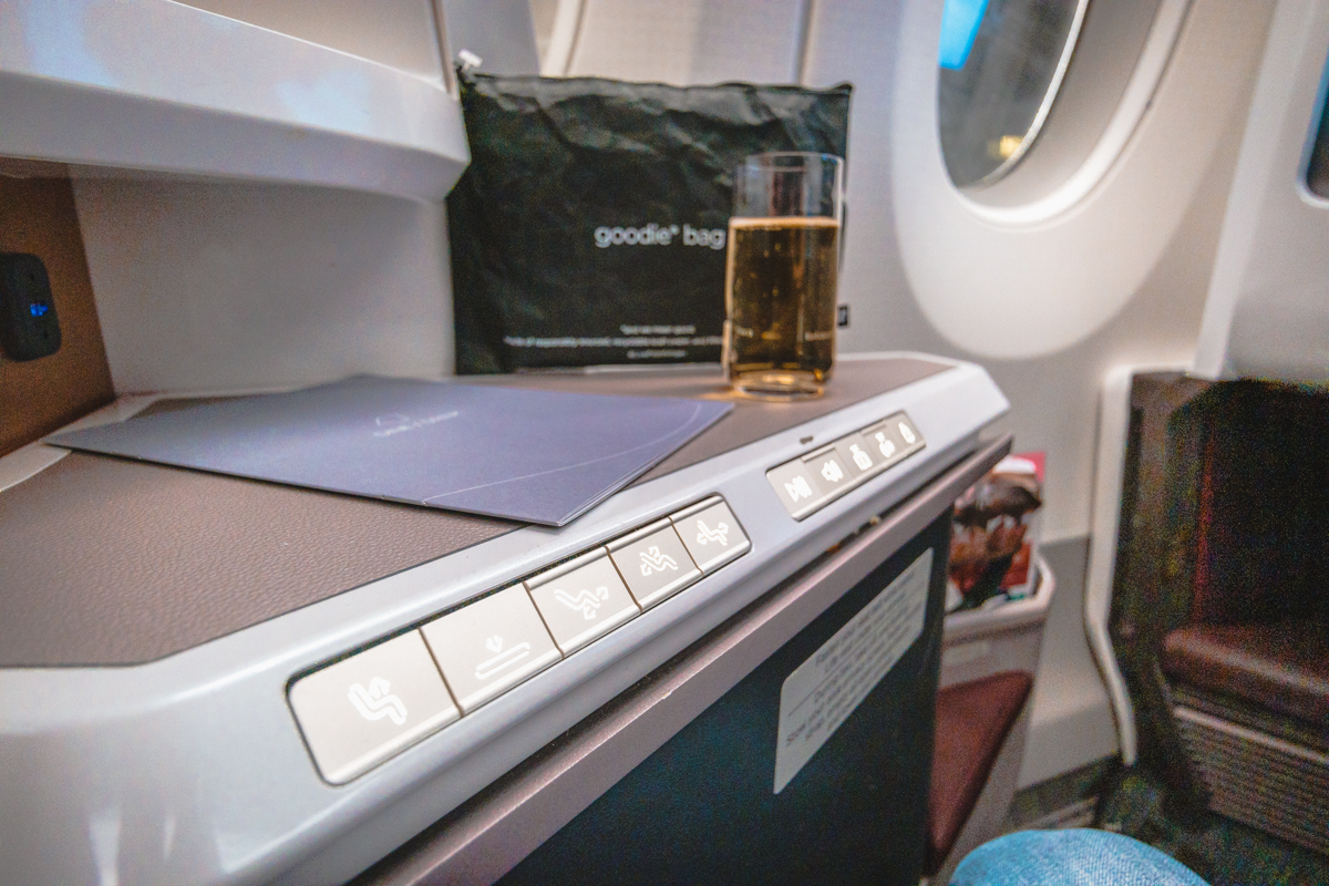 Virgin Atlantic Airbus A350 Upper Class Seat Controls Virgin Atlantic Airbus A350 Upper Class Seat Controls