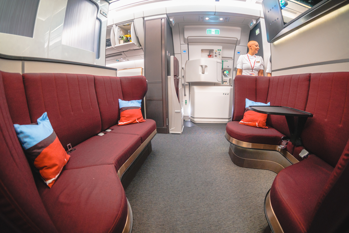 Virgin Atlantic Airbus A350 Upper Class Loft Lounge Area Virgin Atlantic Airbus A350 Upper Class Loft Lounge Area