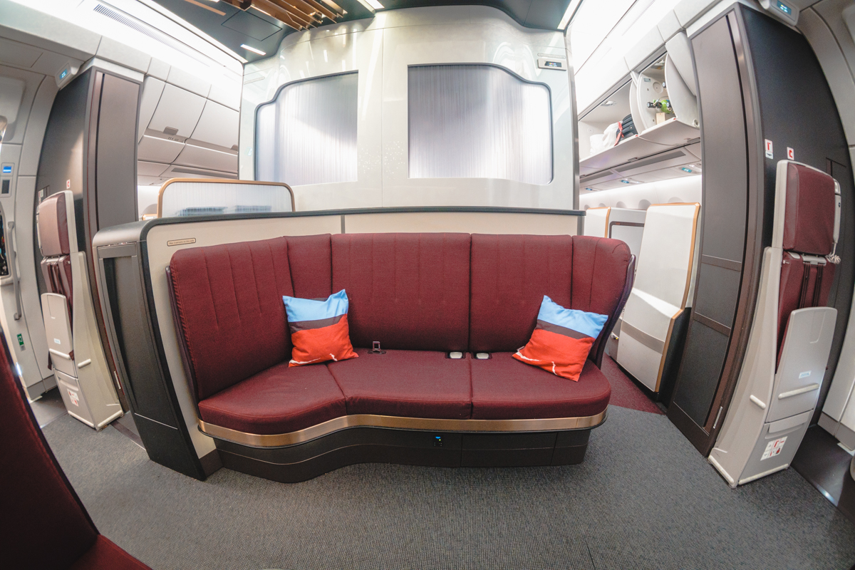 Virgin Atlantic Airbus A350 Upper Class Loft 3 Seater Lounge Virgin Atlantic Airbus A350 Upper Class Loft 3 Seater Lounge