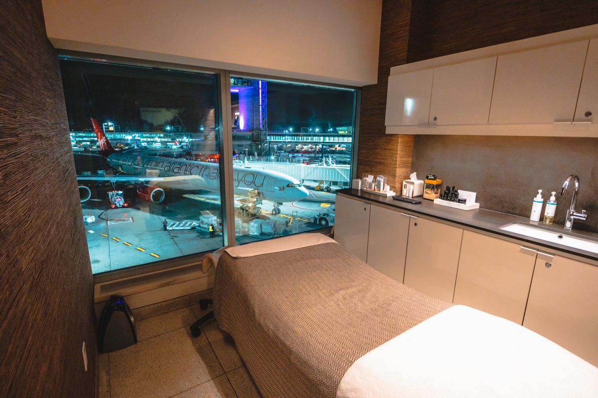 Virgin Atlantic Clubhouse JFK Spa Treatment Room Virgin Atlantic Clubhouse JFK Spa Treatment Room
