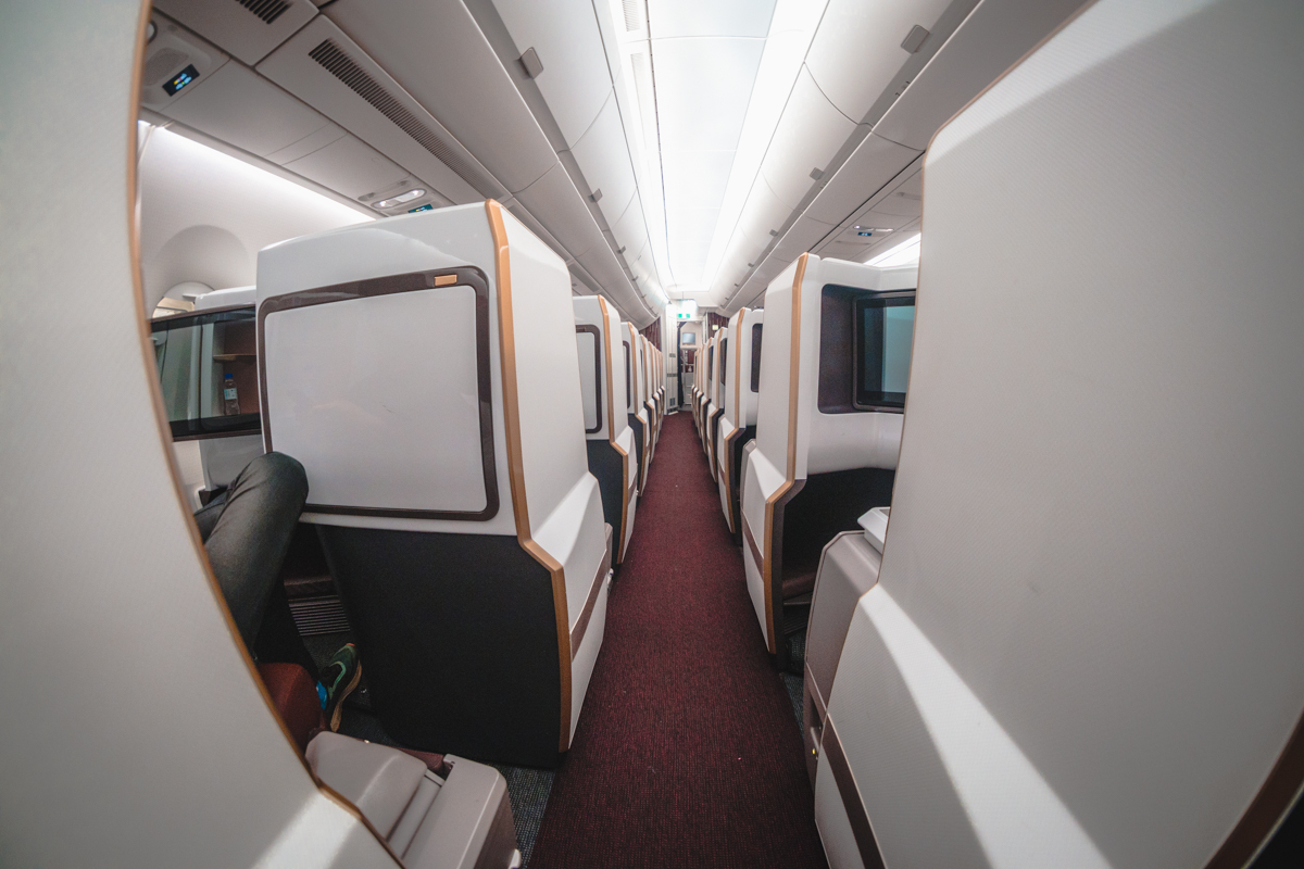 Virgin Atlantic Airbus A350 Upper Class Offset Seats for added P Virgin Atlantic Airbus A350 Upper Class Offset Seats for added Privacy