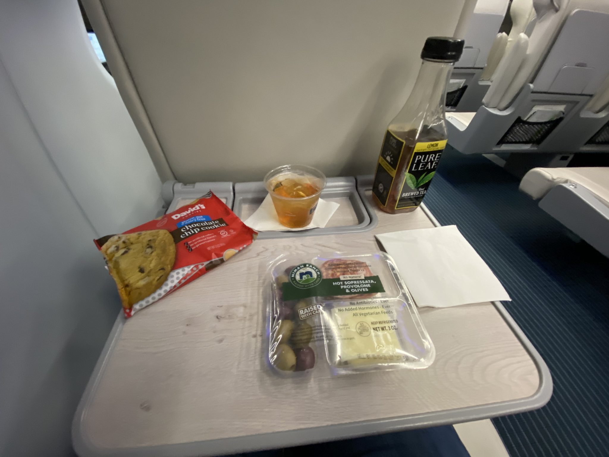 Brightline First Class Onboard Refreshments