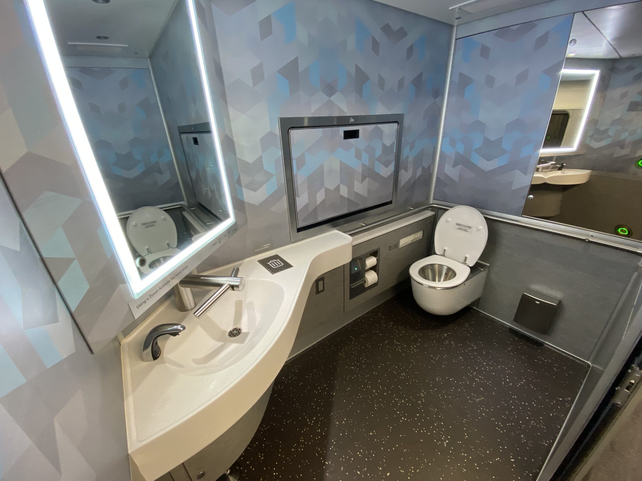 Brightline Onboard Bathrooms