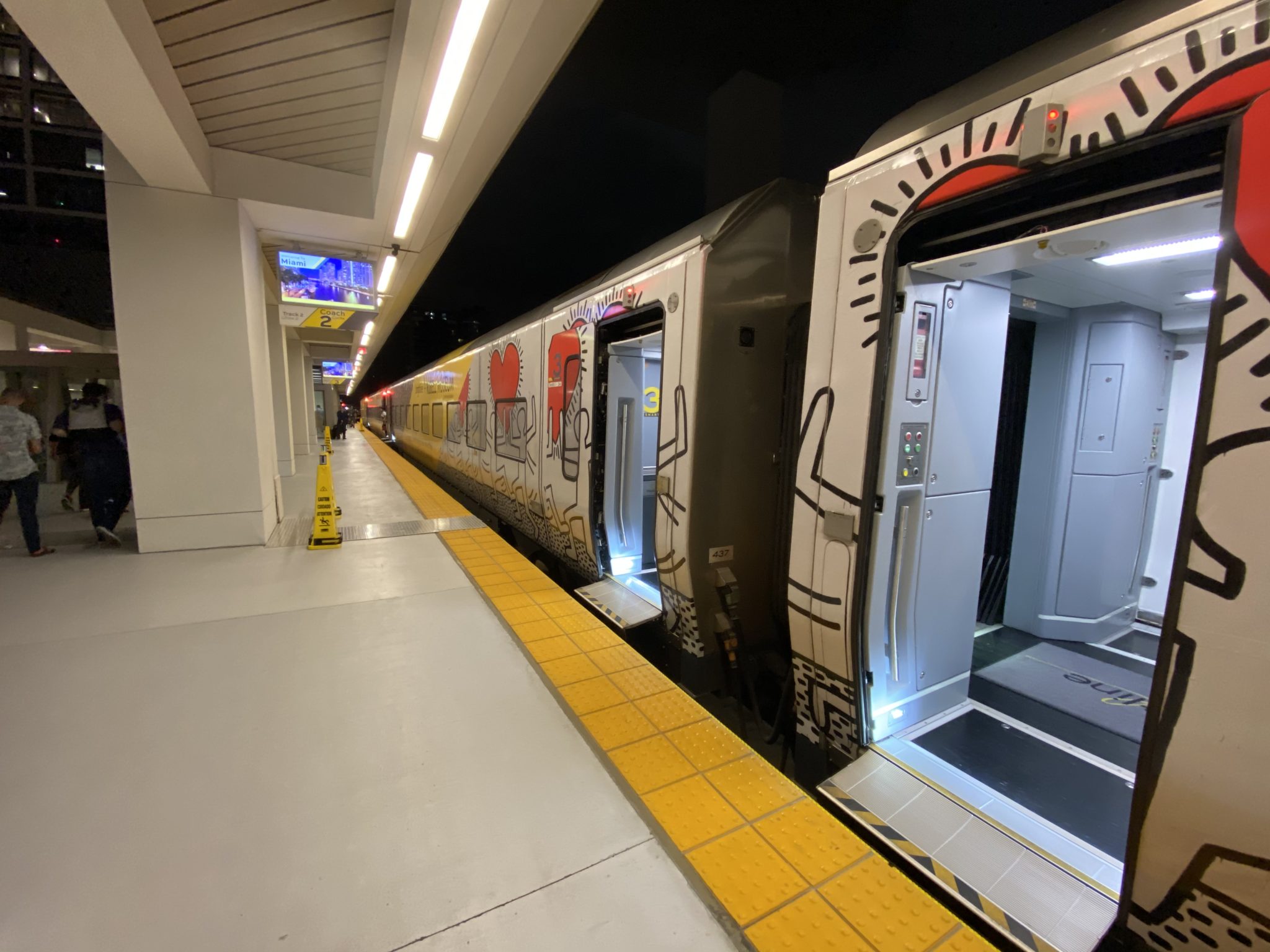 Brightline Train Boarding