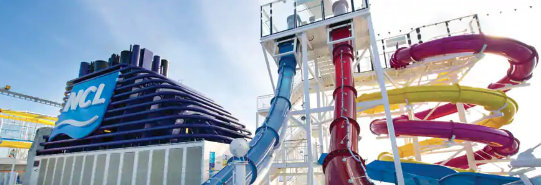 Norwegian cruise line waterslides