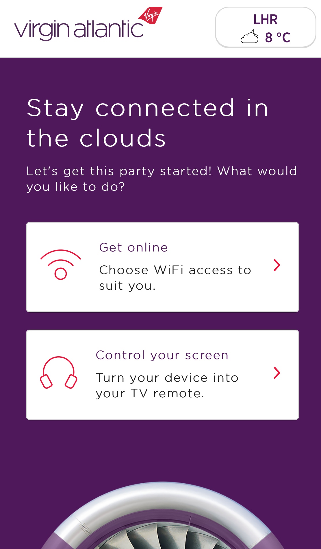 Virgin Atlantic Airbus A350 Wi-Fi Connection Virgin Atlantic Airbus A350 Wi-Fi Connection