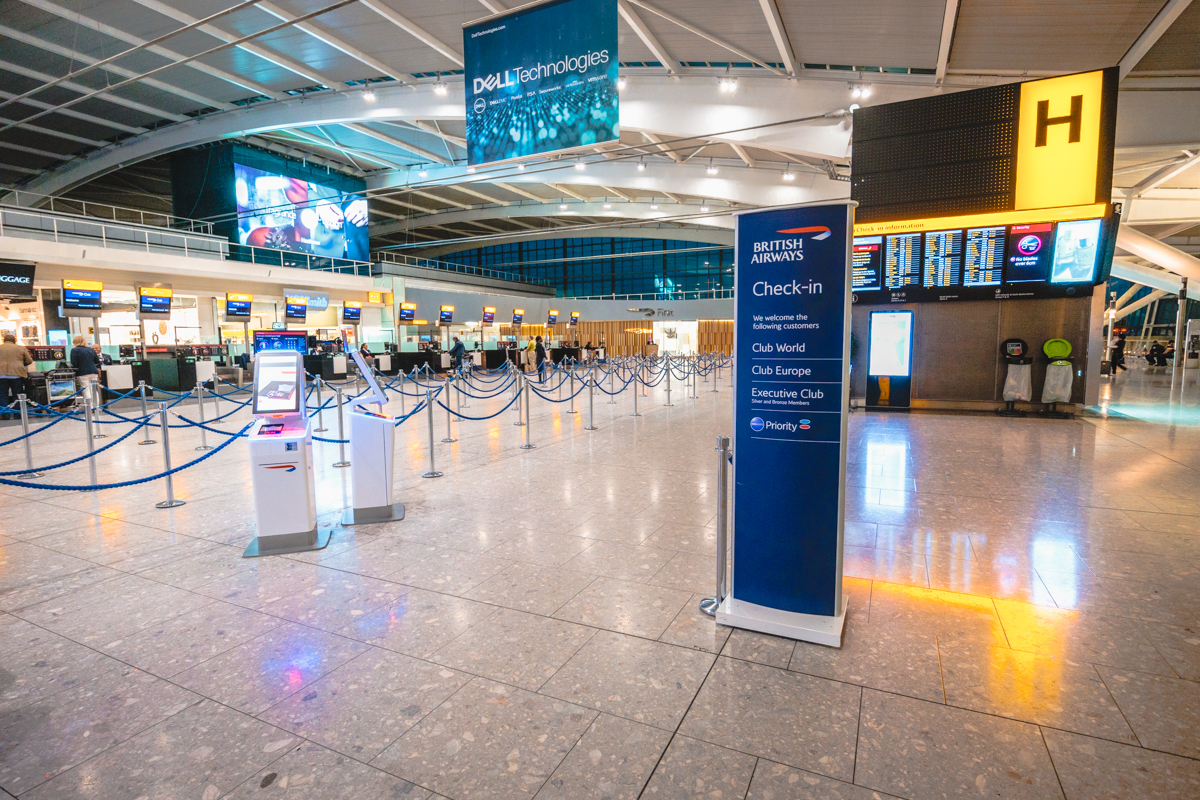 London Heathrow Terminal 5 Business Class Check in