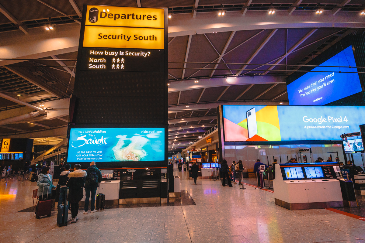 London Heathrow Terminal 5 Security