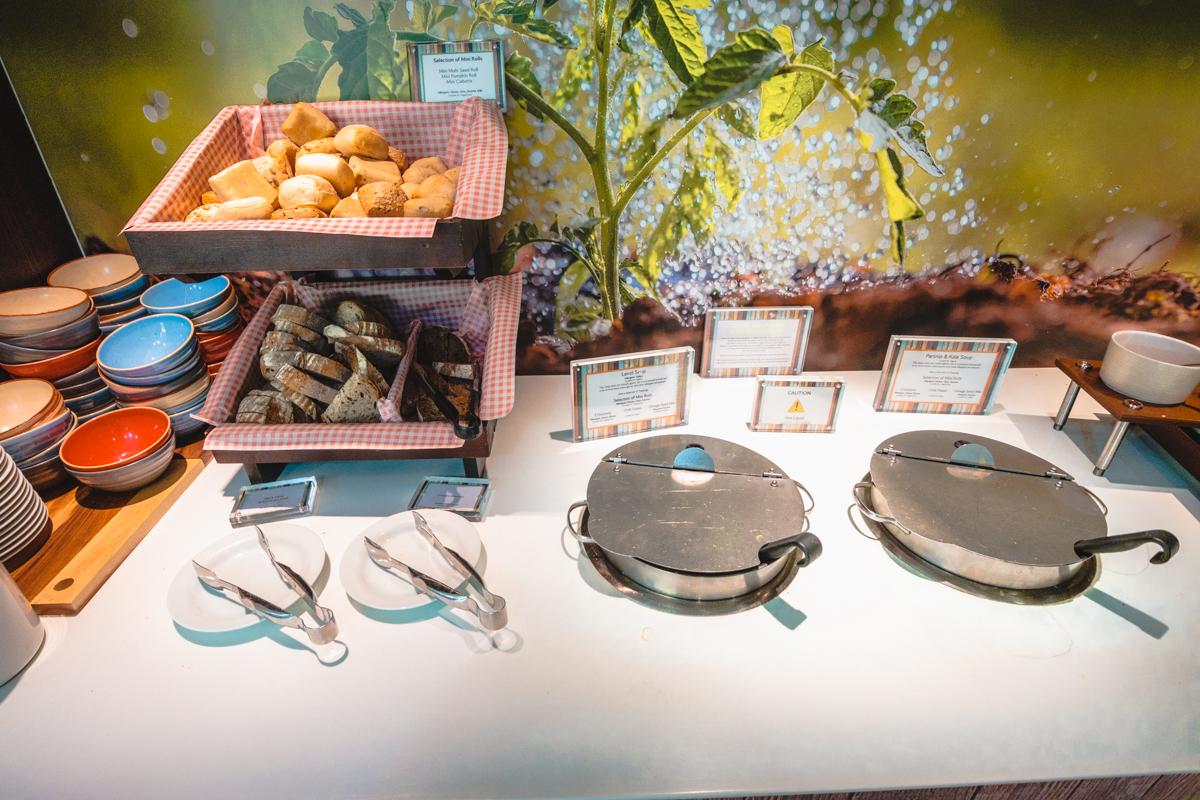 British Airways T5 Galleries Lounge B South Buffet Soups
